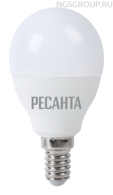 Лампа светодиодная РЕСАНТА LL-R-G45-7W-230-3K-E14