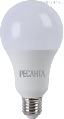 Лампа светодиодная РЕСАНТА LL-R-A80-20W-230-3K-E27