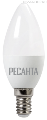 Лампа светодиодная РЕСАНТА LL-R-C37-5W-230-4K-E14